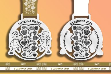 Medal Biegów Smyki na Piątkę